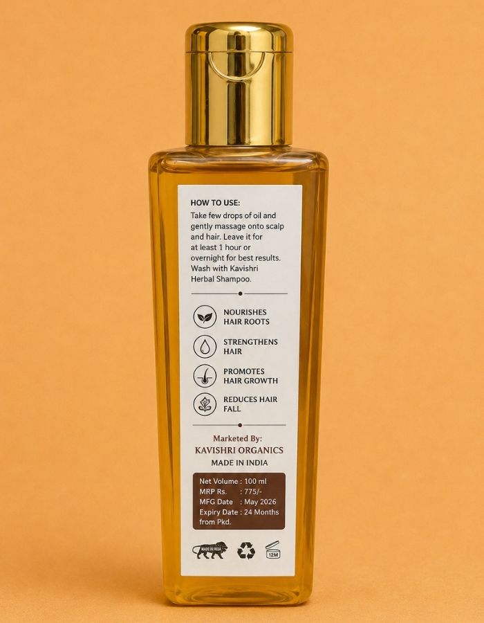 Kavishri Organics 35 Herbs Ayurvedic Hair Oil