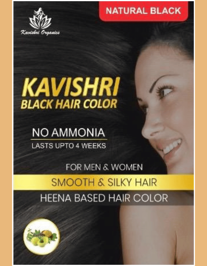 Kavishri Natural Hair Colour (Black)