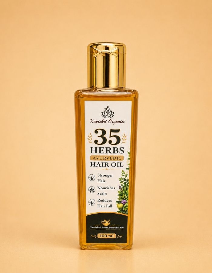 Kavishri Organics 35 Herbs Ayurvedic Hair Oil