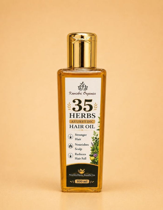 Kavishri Organics 35 Herbs Ayurvedic Hair Oil