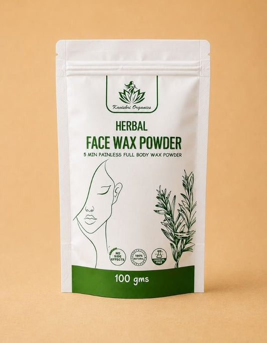 Kavishri Organics Herbal Face Wax Powder