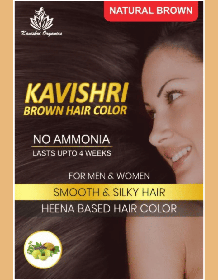 Kavishri Natural Hair Colour (Natural Brown)