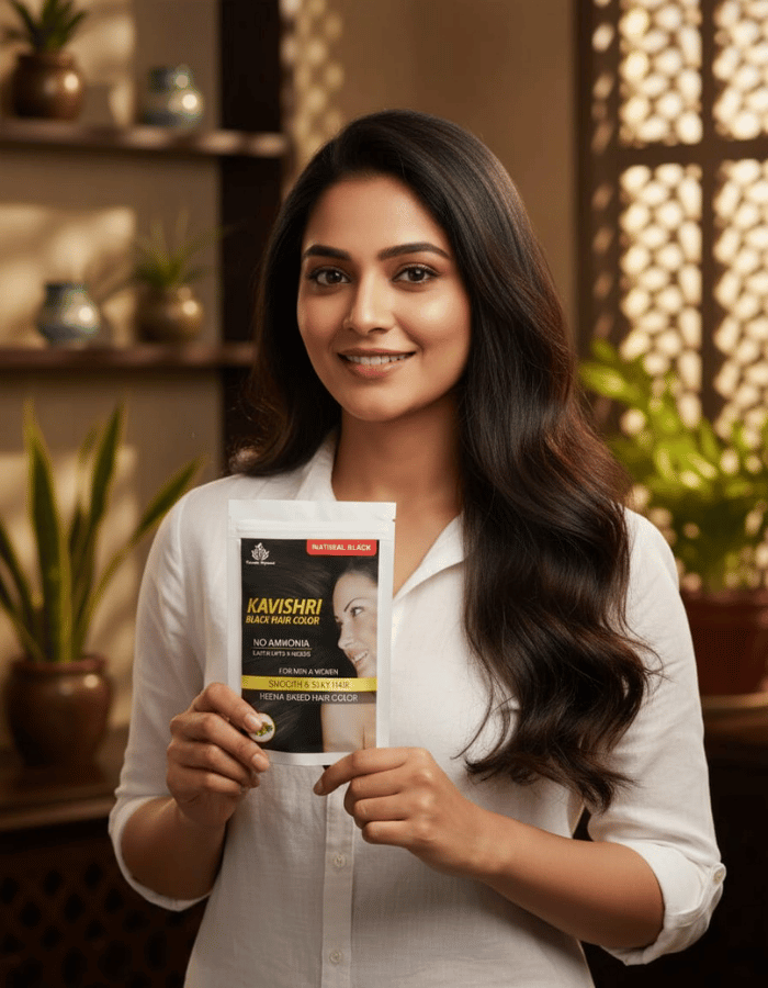 Kavishri Natural Hair Colour (Black)